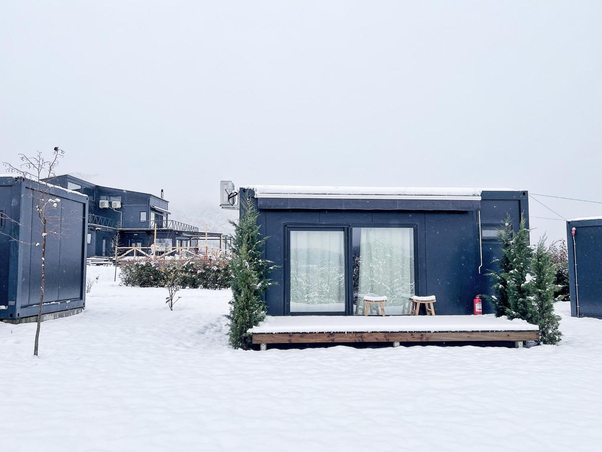 Hotel Flandra Glamping Corbeni Esterno foto