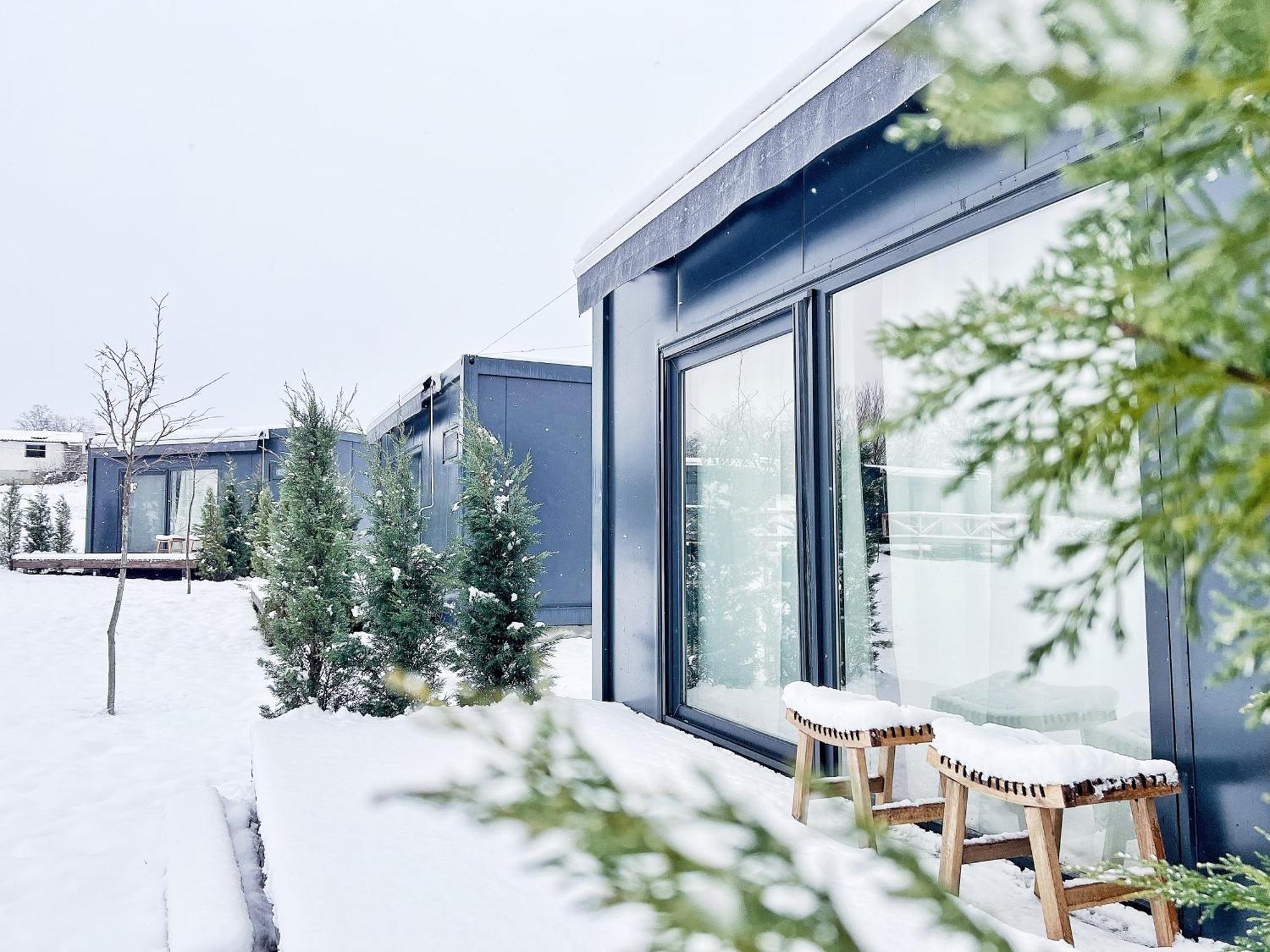 Hotel Flandra Glamping Corbeni Esterno foto